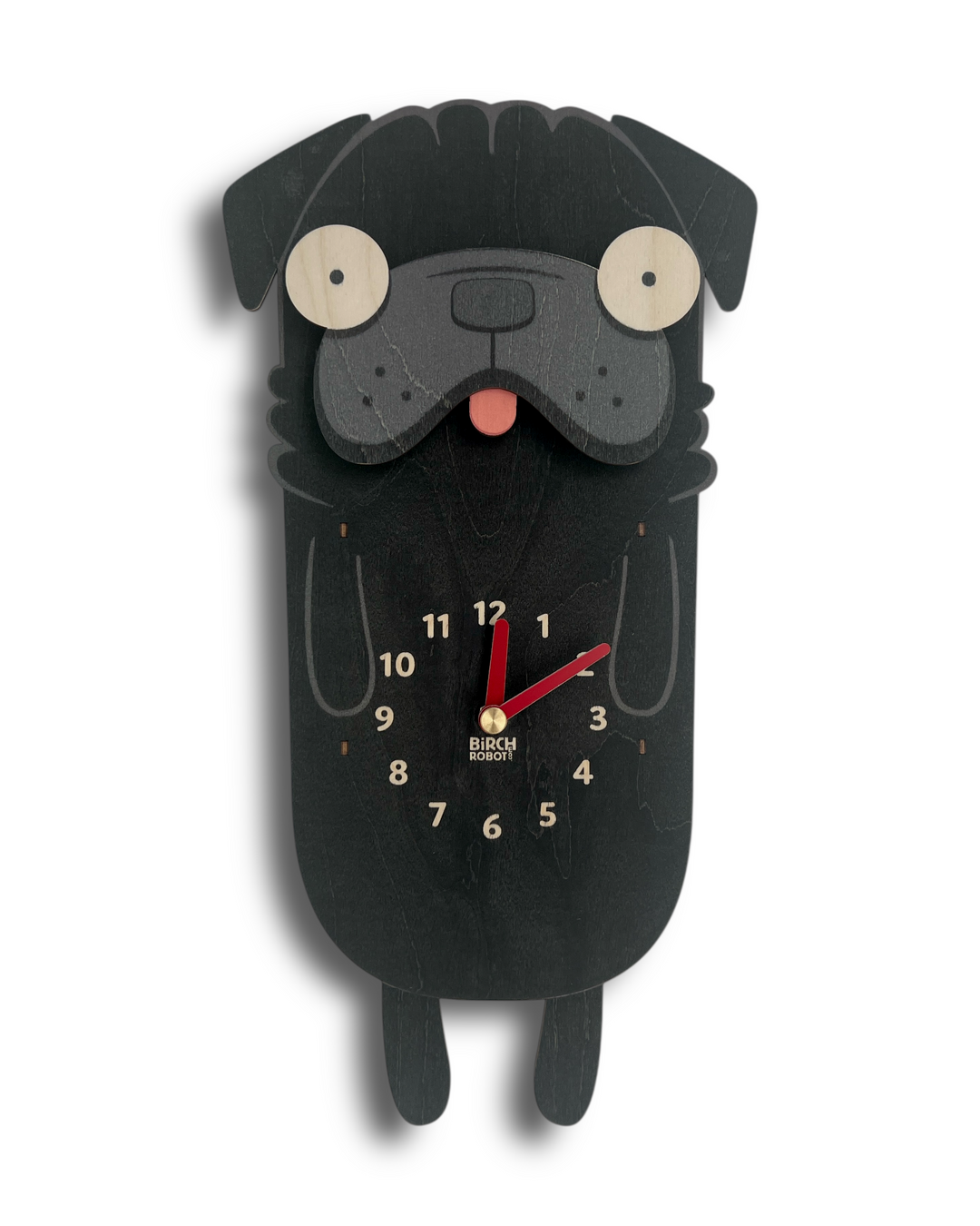 Penny the Pug Pendulum Clock