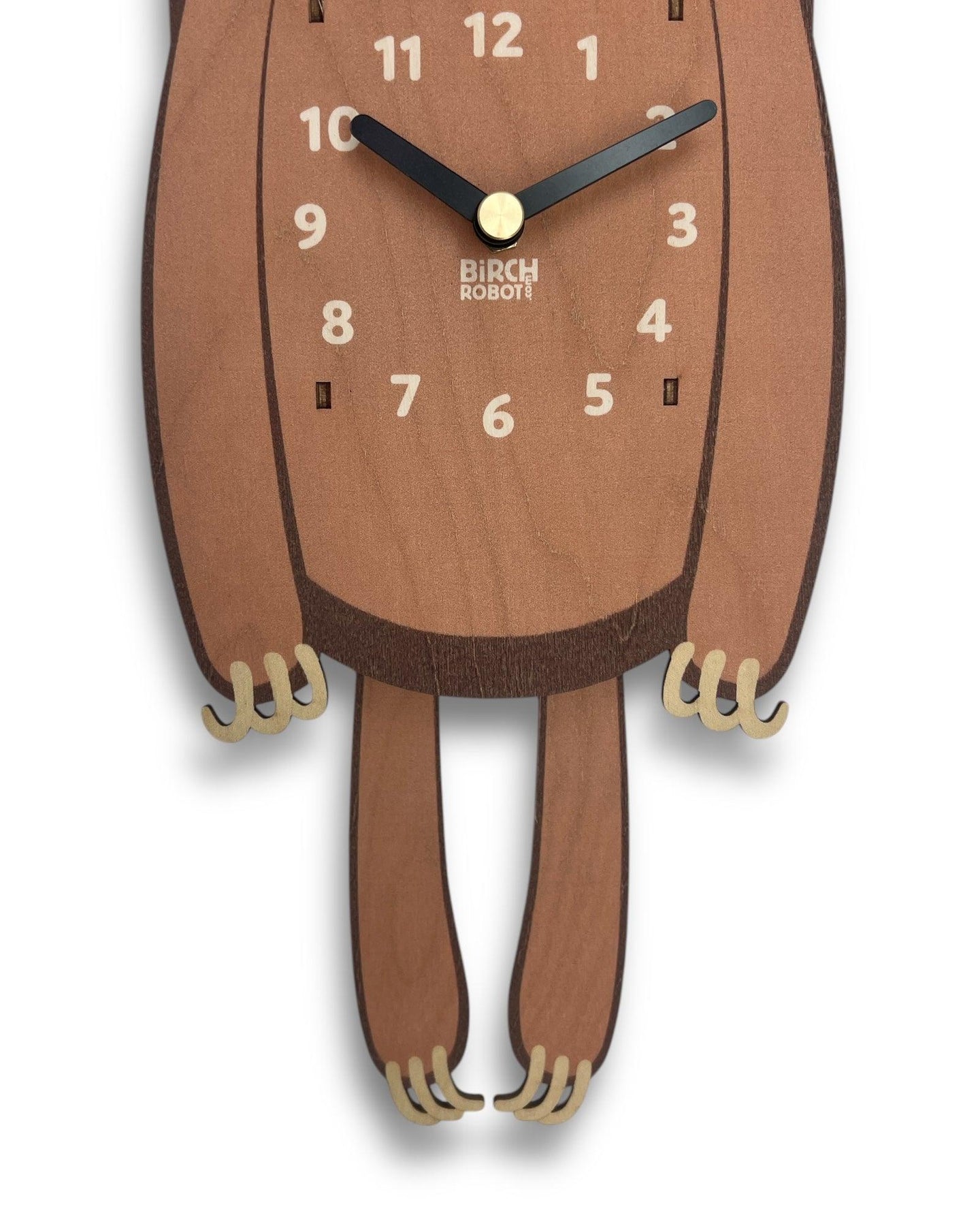 Sloth Clock | Sloth Gift | Kids Wall Clock | Sloth Pendulum Clock ...