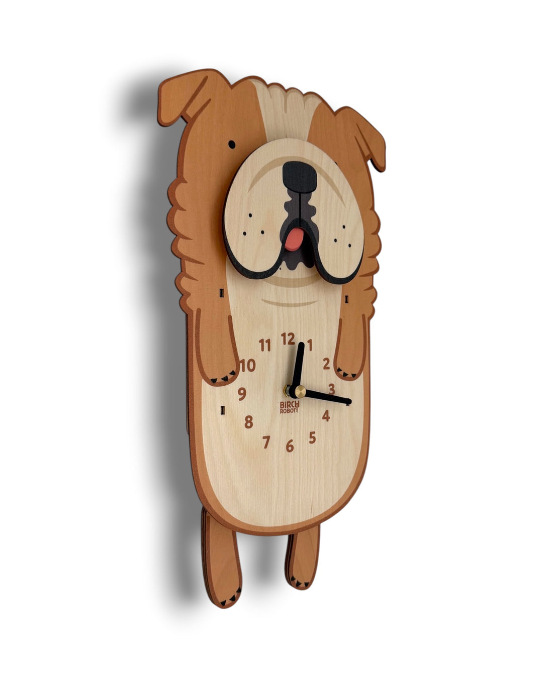 Rosie the Bulldog Pendulum Clock