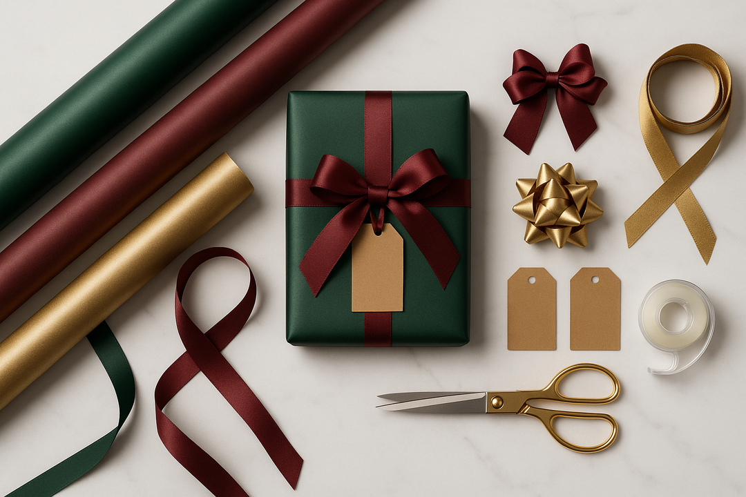 I need a featured image for a gift wrapping product