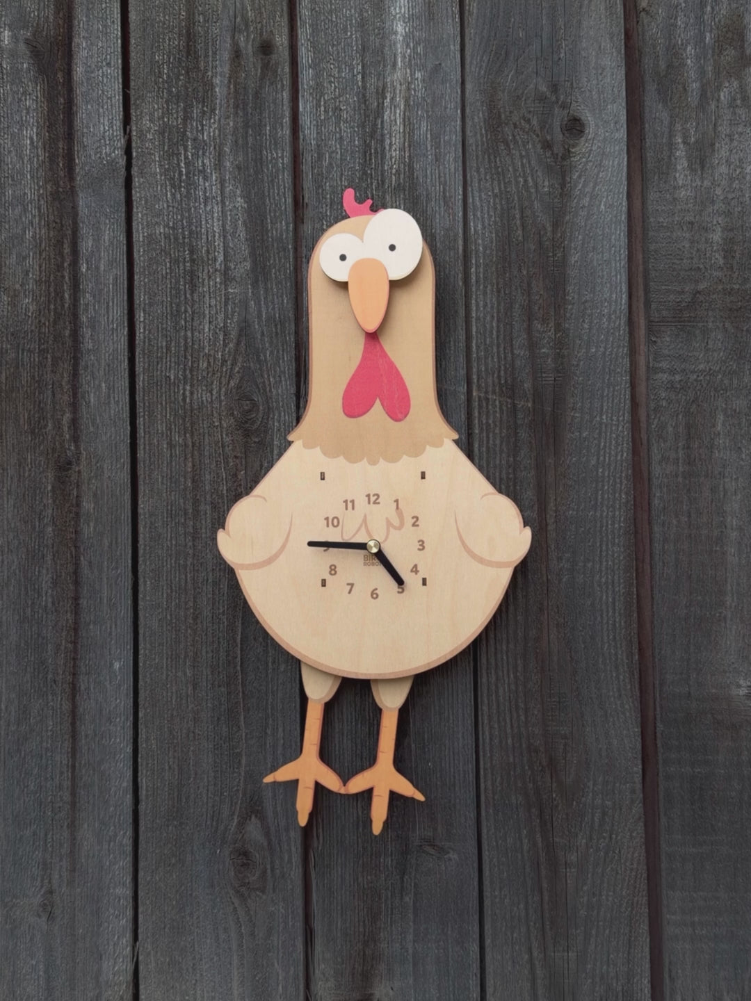 Betty the Chicken Pendulum Clock