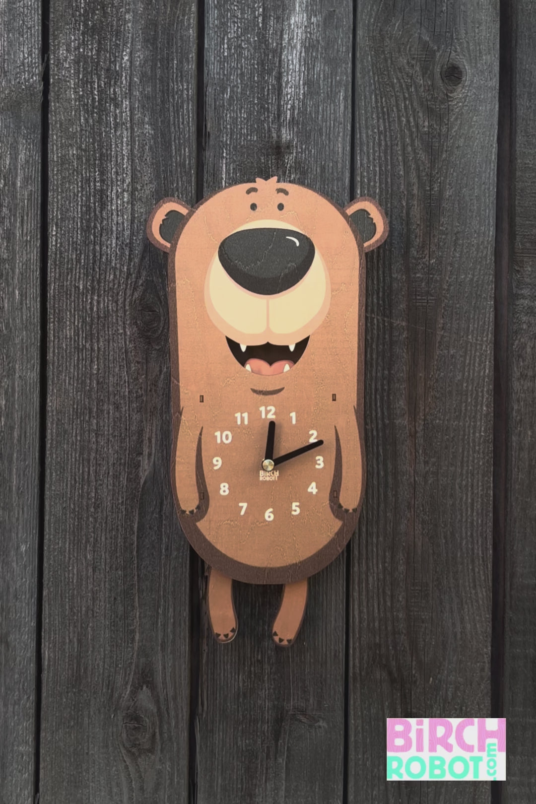 Lucy the Bear Pendulum Clock
