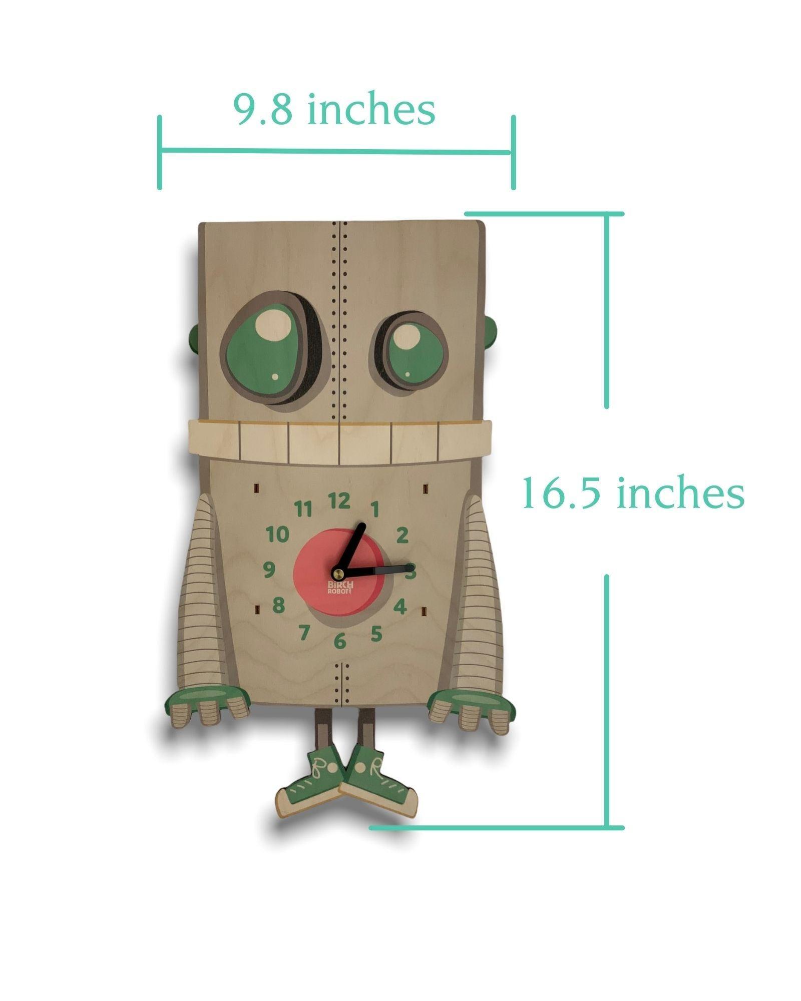 rhythmic toy world ピック Robot Pendulum Clock for Kids – Birch Robot