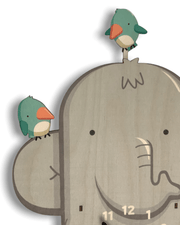 Peanut the Elephant Pendulum Clock - Birch Robot