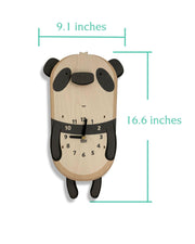 Jia the Panda Pendulum Clock - Birch Robot