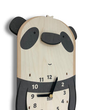 Jia the Panda Pendulum Clock - Birch Robot