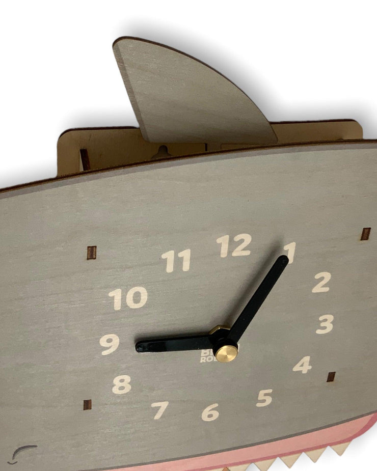 Crush the Shark Pendulum Clock - Birch Robot