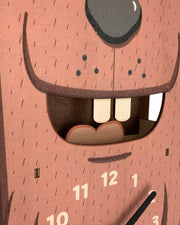 Chewy the Beaver Pendulum Clock - Birch Robot