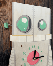 robot clock for kids