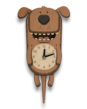 puppy clock children's pendulum dog clock for kids room 